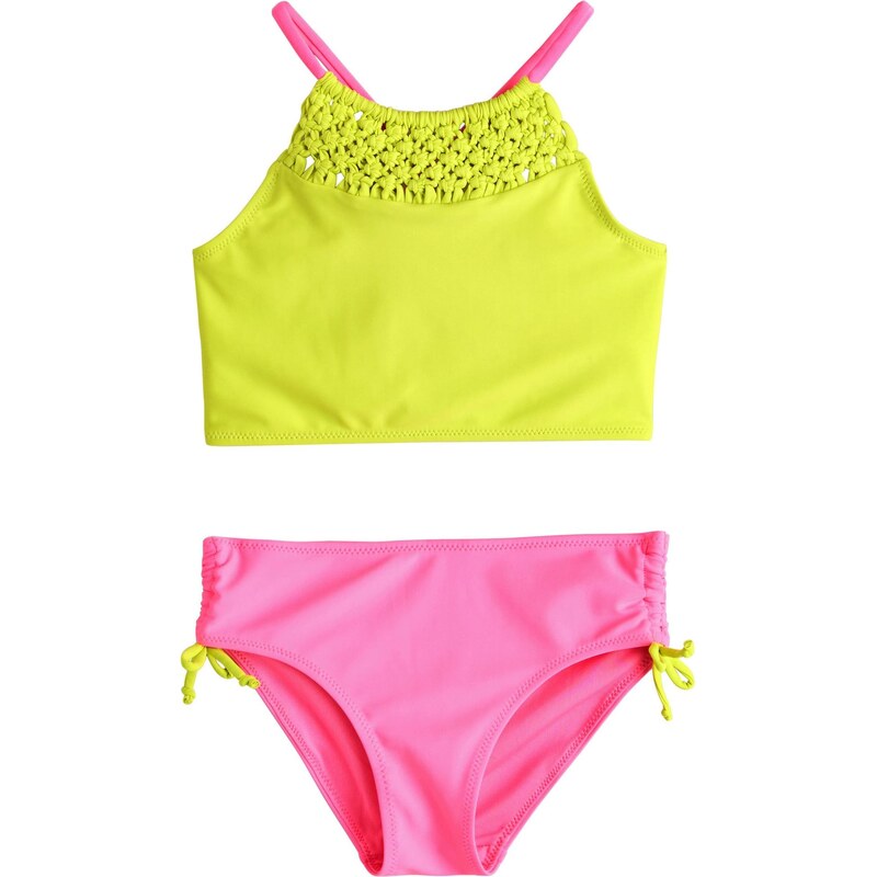 Next Bikiny neónovo žltá / ružová 67792522