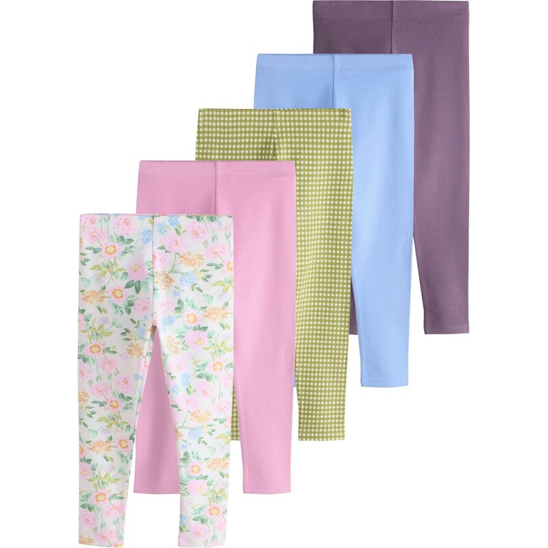 Next Legíny svetlomodrá / olivová / farba lesného ovocia / ružová / 67792579