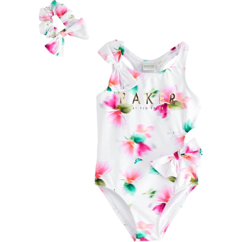 Baker by Ted Baker Jednodielne plavky trávovo zelená / ružová / biela 67792606