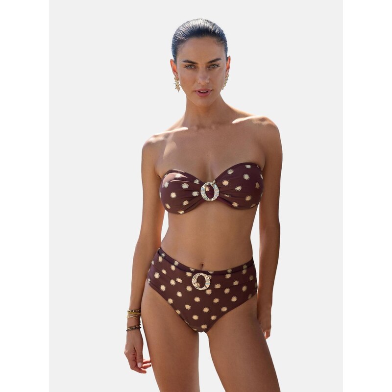 love & roses Bikinový top béžová / hnedá 67792614