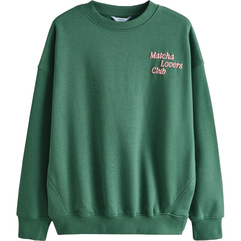 Next Mikina zelená / ružová 67792676