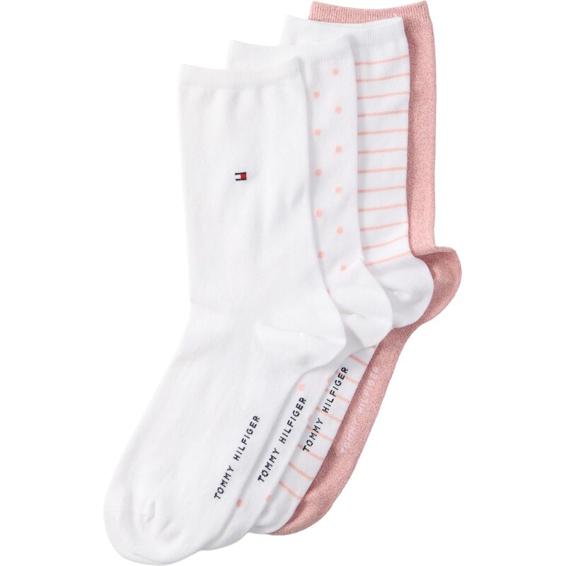 Tommy Hilfiger Underwear Ponožky námornícka modrá / pastelovo ružová / 67792666