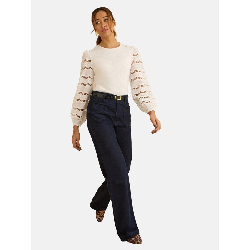 love & roses Blúzka slonová kosť 67792685