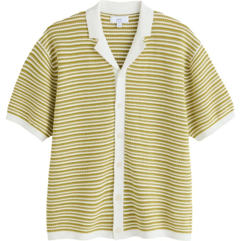 Next Tričko olivová / biela 67792790