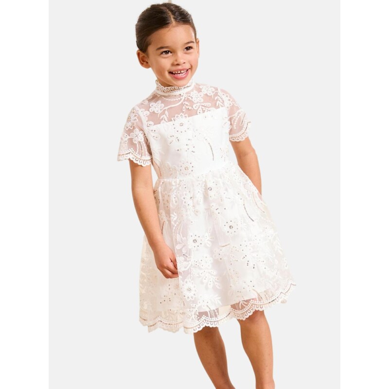 Lipsy Šaty zlatá / biela 67792799