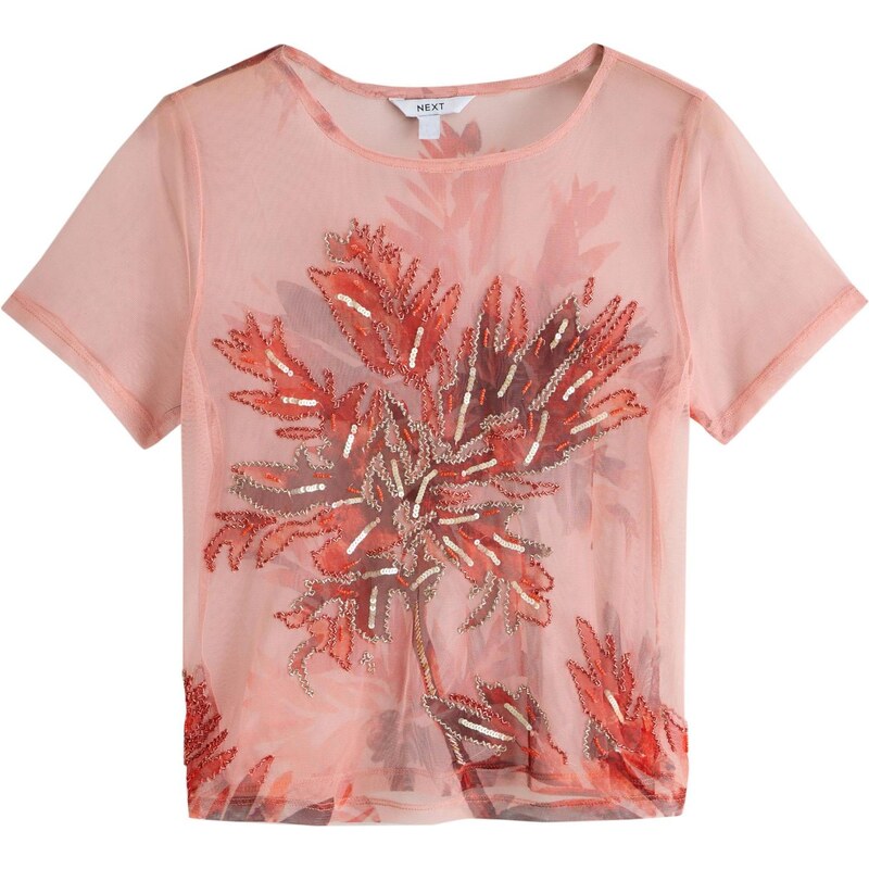 Next Tričko ružová / červená 67792800