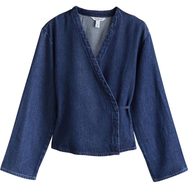 Next Blúzka modrá denim 67792832