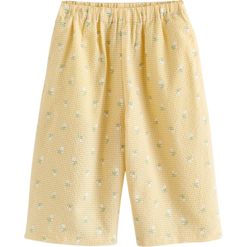 Next Nohavice citrónová / pastelovo zelená / biela 67792839