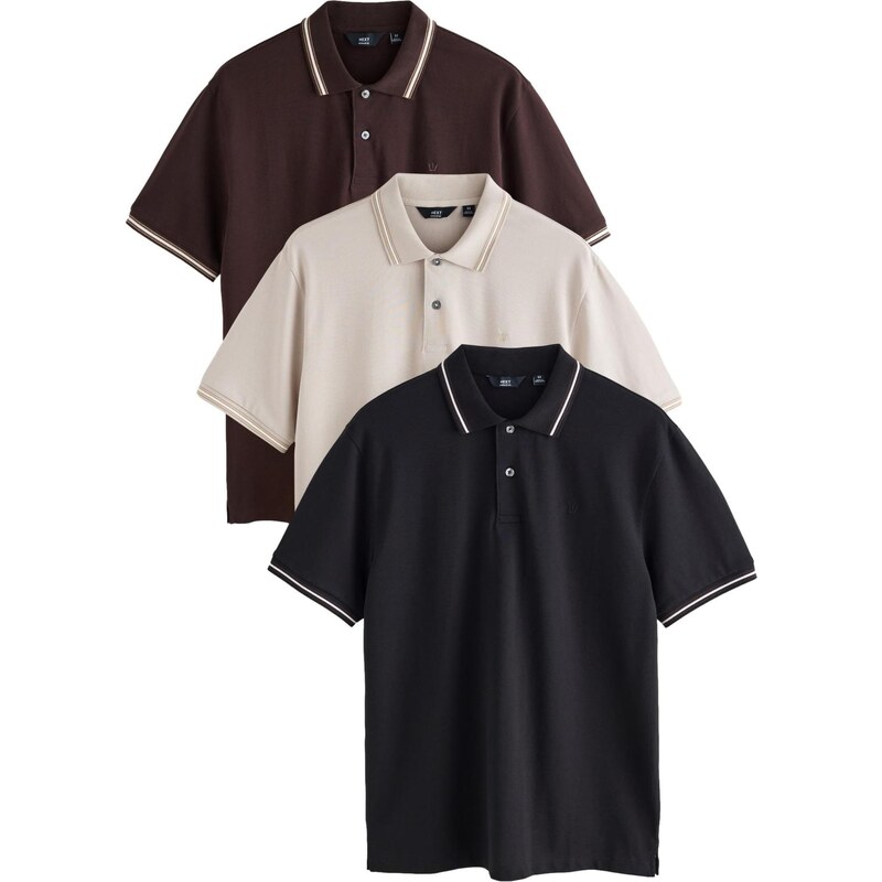 Next Tričko nebielená / čokoládová / čierna 67792859