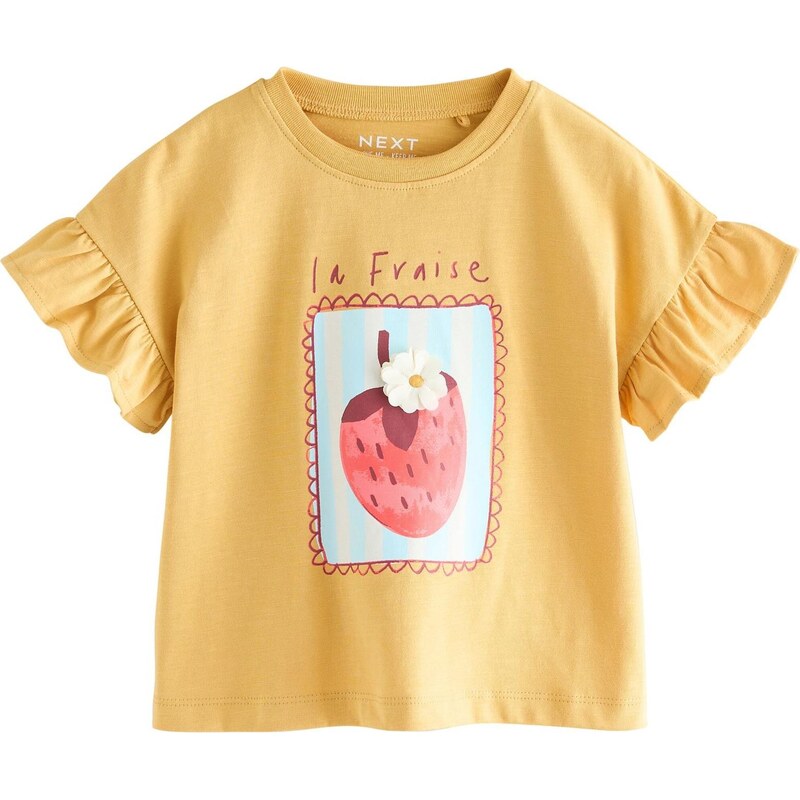 Next Tričko svetlomodrá / žltá / farba lesného ovocia 67792932