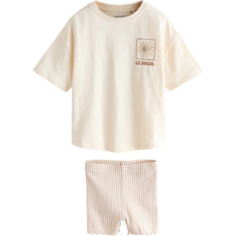 Next Set nebielená / tmavohnedá 67792969