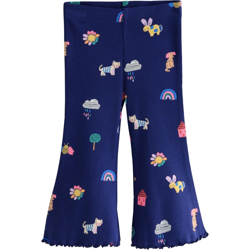 Next Nohavice slonová kosť / námornícka modrá / slivková / pitaya 67792965