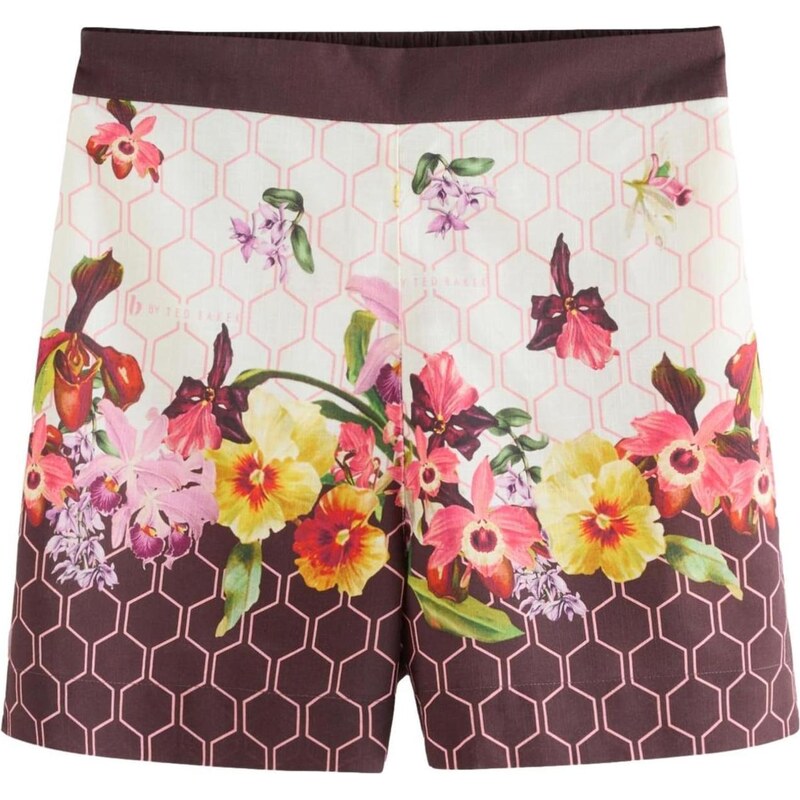 B by Ted Baker Nohavice nebielená / fialová / červená / čierna 67793045