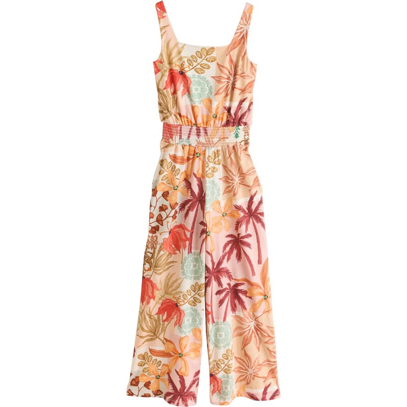 Next Overal olivová / pastelovo zelená / oranžová / biela 67793096