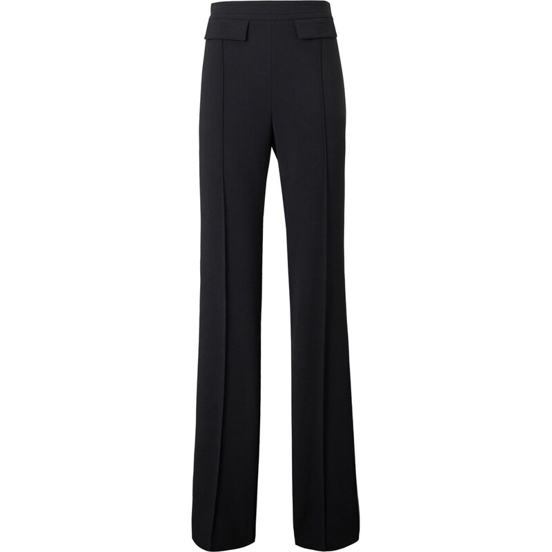 Elisabetta Franchi Nohavice s pukmi čierna 67793208