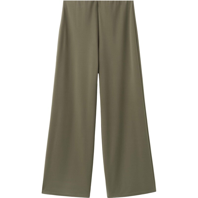 MANGO Nohavice CANDELO olivová 67793266