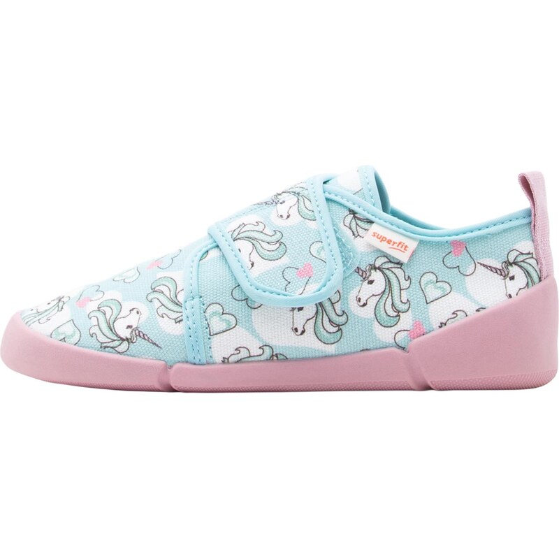 SUPERFIT Papuče VENTI tyrkysová / hnedá / ružová / biela 67793250