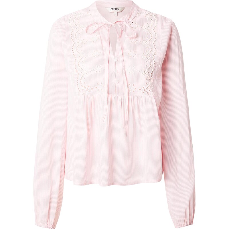 ONLY Blúzka ONLLENNYO rosé / biela 67793334