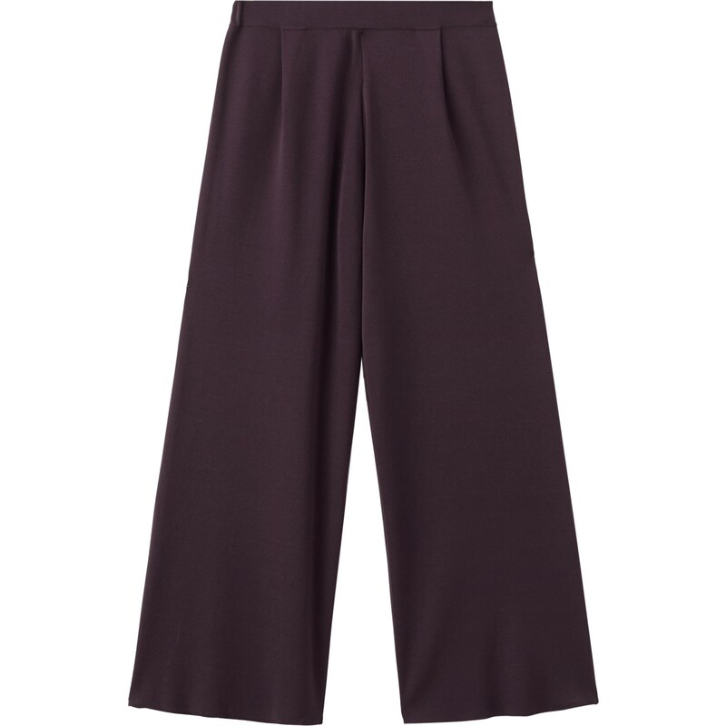 MANGO Plisované nohavice Rosario bordová 67793353