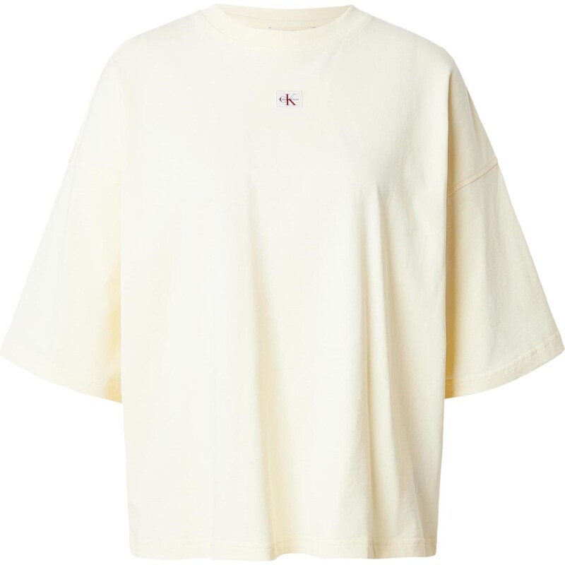 Calvin Klein Jeans Tričko biela ako vlna 67793368