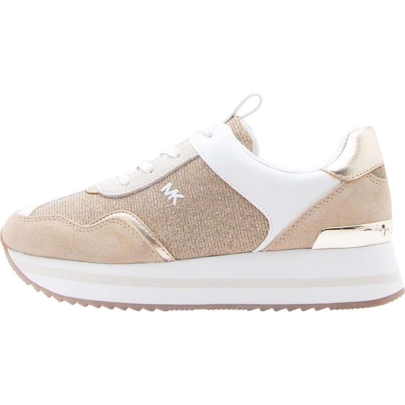 MICHAEL Michael Kors Nízke tenisky RAINA béžová / zlatá / biela 67793436