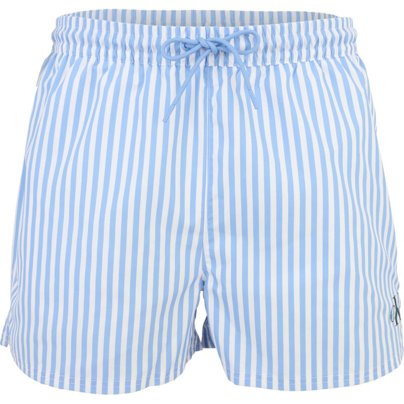 Calvin Klein Swimwear Plavecké šortky nebesky modrá / biela 67793434