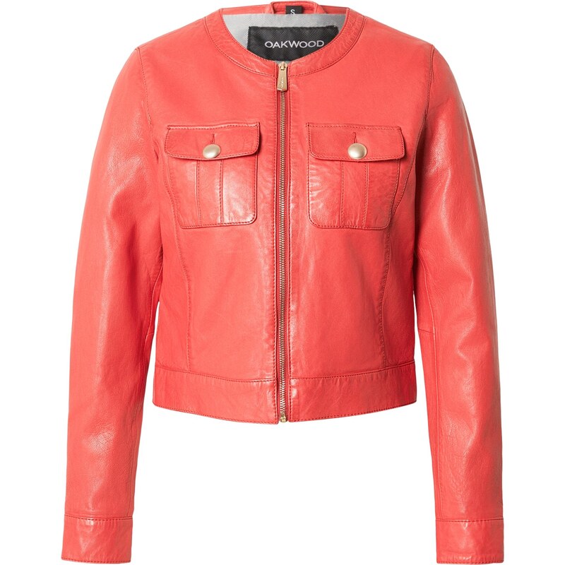 OAKWOOD Prechodná bunda SUSAN oranžovo červená 67793522