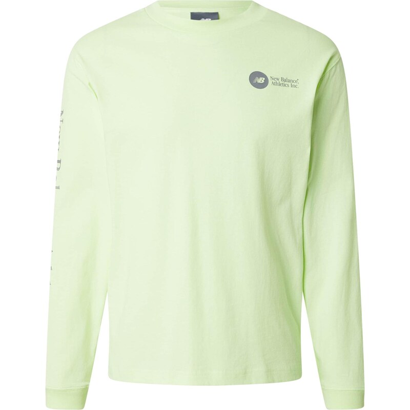 new balance Tričko tmavosivá / svetlozelená / fialová 67793711