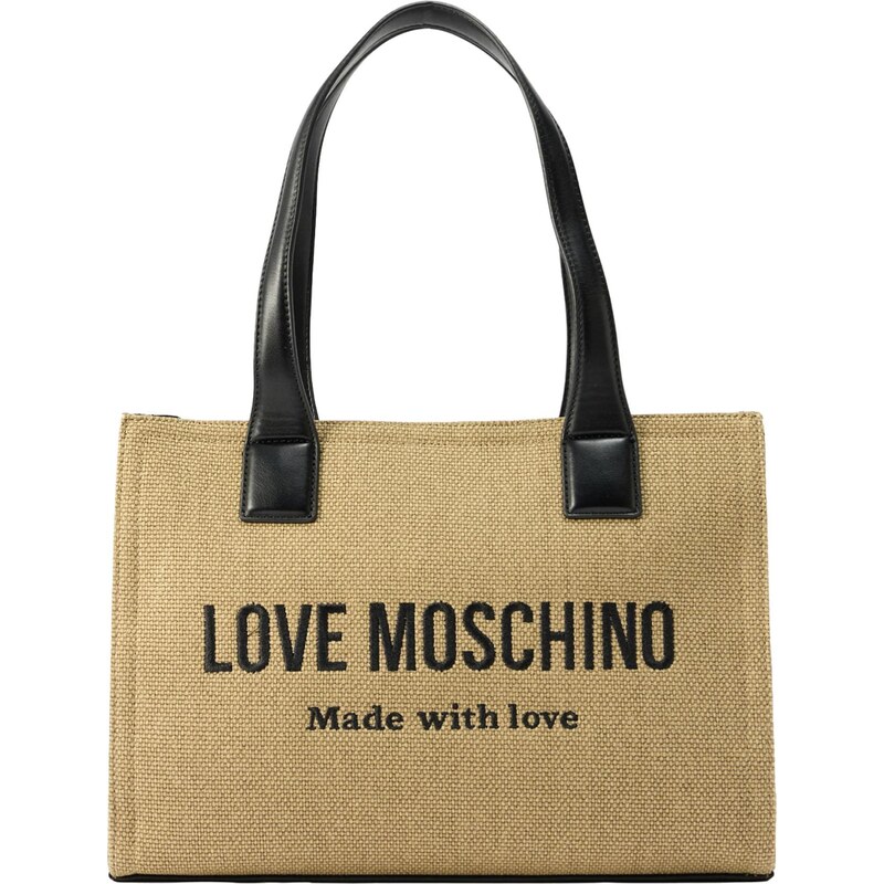 Love Moschino Shopper tmavobéžová / čierna 67793712