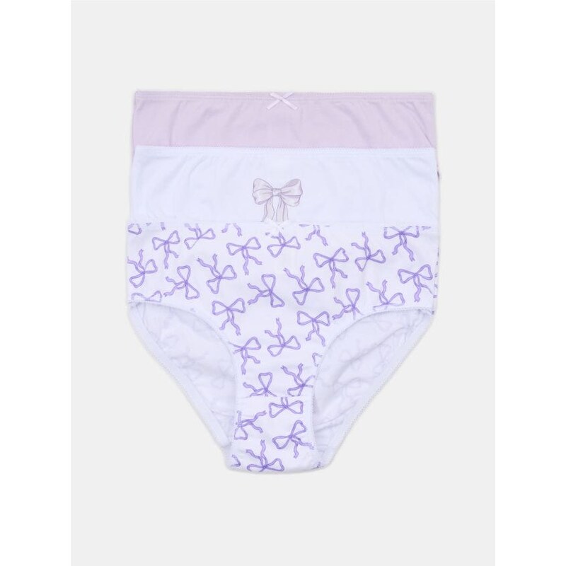 Sinsay - Súprava 3 bavlnených nohavičiek - viacfarebná 67790052