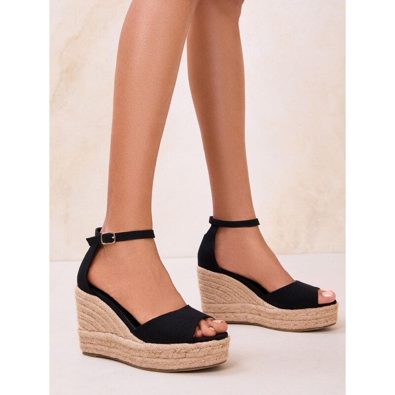 Lipsy Remienkové sandále čierna 68295050