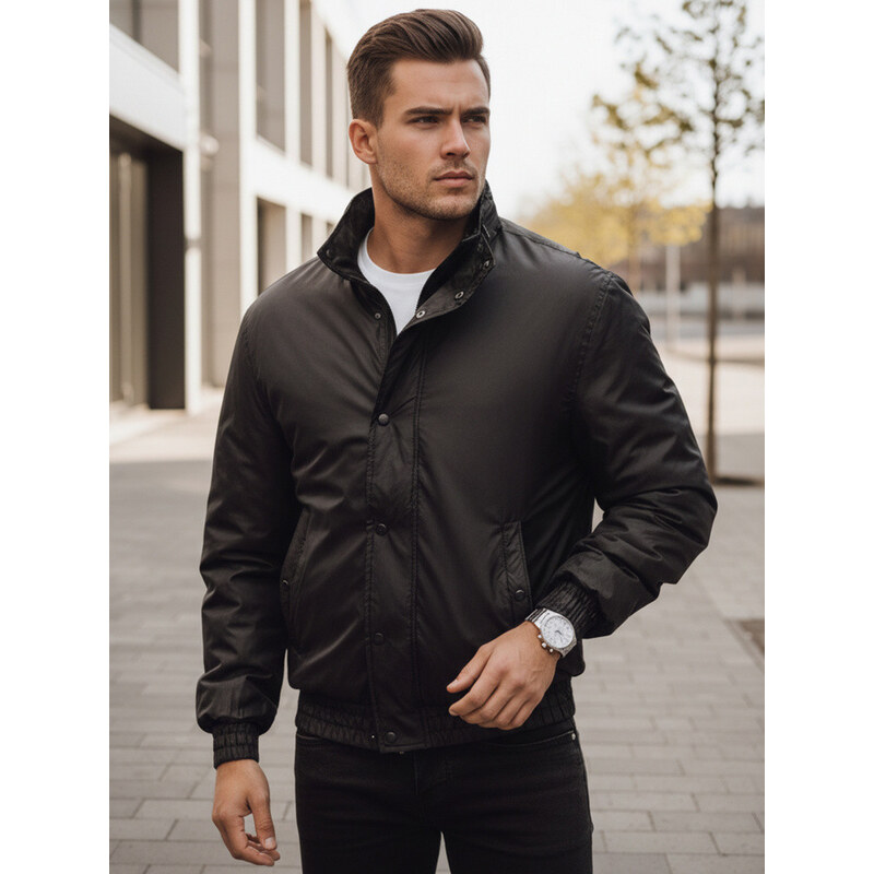 Pánska prechodná bunda čierna FashionStreet TX4583 67797113