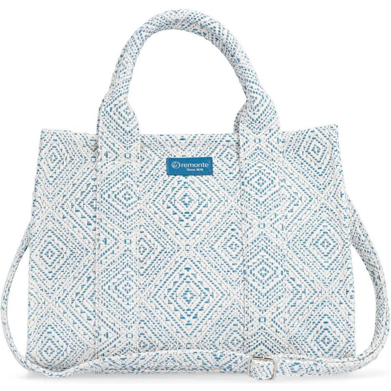 RIEKER Dámska kabelka REMONTE Q0766-12 modrá S6 67797272