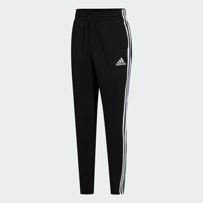 Adidas Tepláky Essentials Single Jersey Tapered Open Hem 3-Stripes 28907225