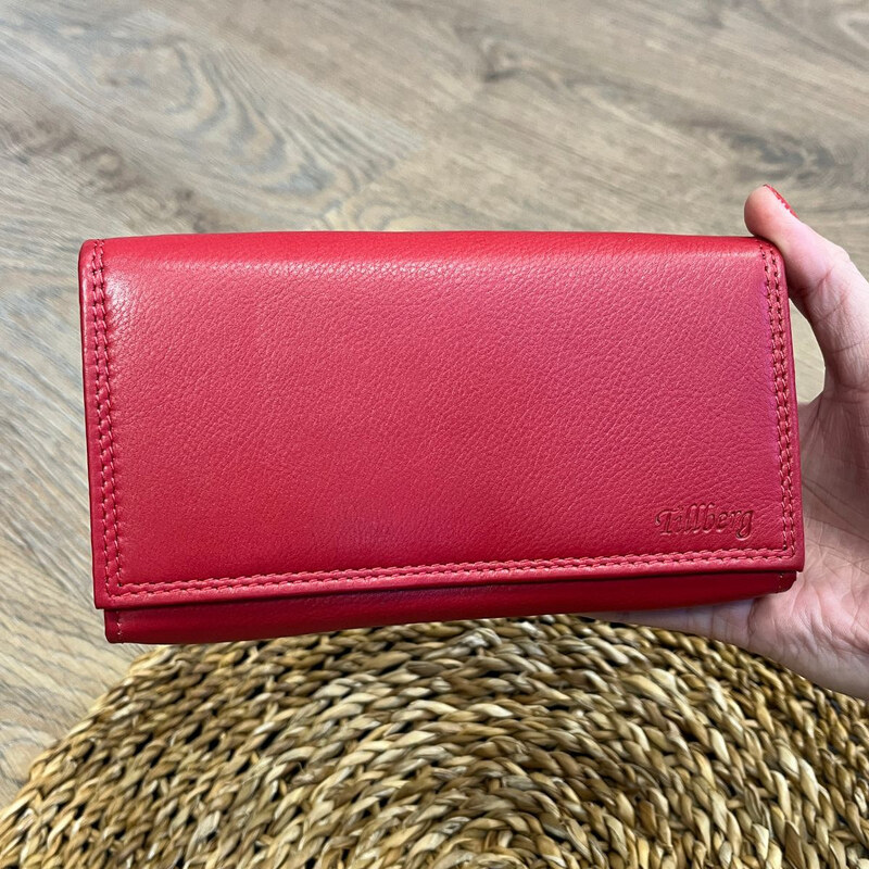 Tillberg Dámska kožená peňaženka červená EMILY 67116487