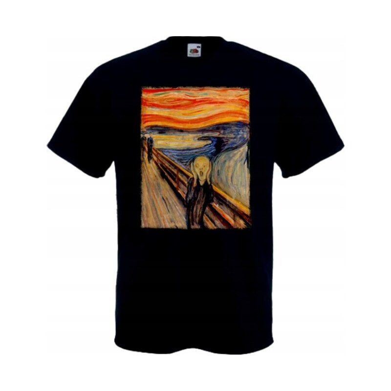 Fruit of the Loom Art Icons Collection - Edvard Munch - Krik (tričko) 67797520