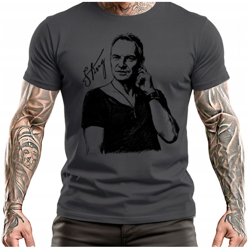 Fruit of the Loom Sting - Portrait (Anthracite) (tričko) 67798382