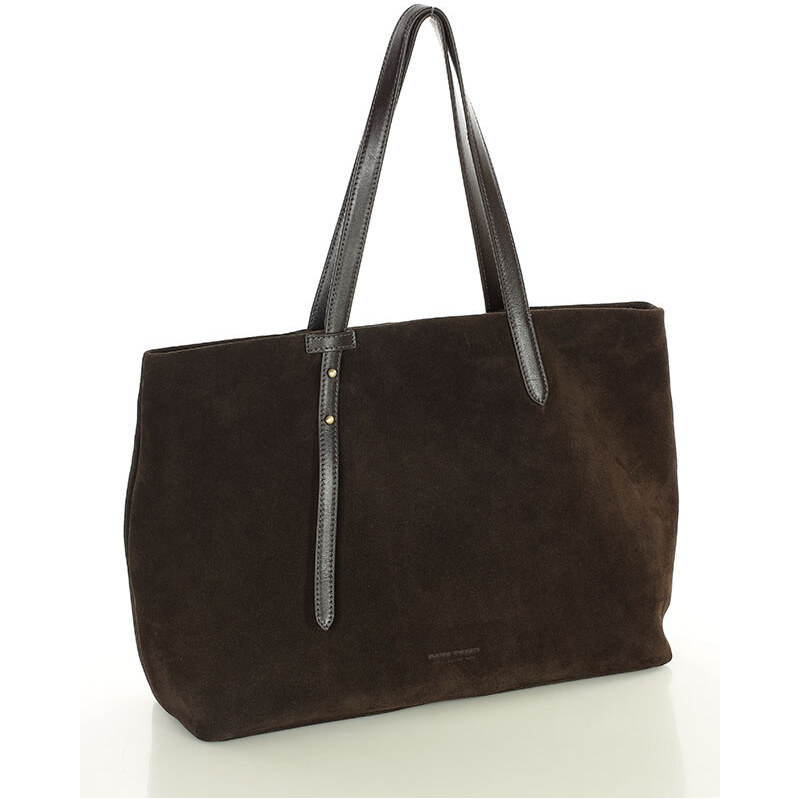 MARCO MAZZINI Dámska taška typu hobo, prírodná koža, semiš | cafe 67798536