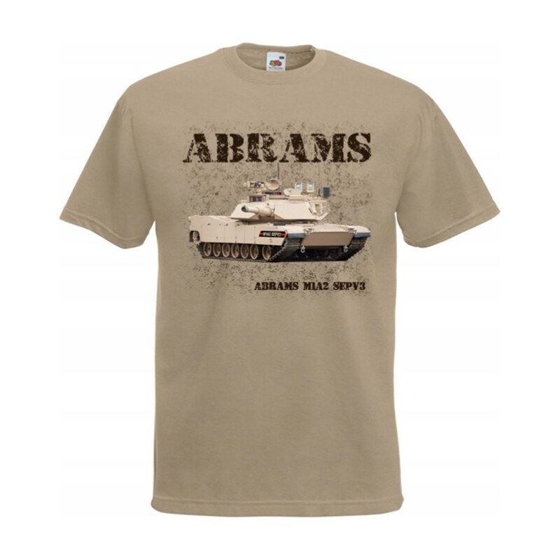 Fruit of the Loom Army Collection - Abrams M1A2 SEP V3 (tričko) 67798583