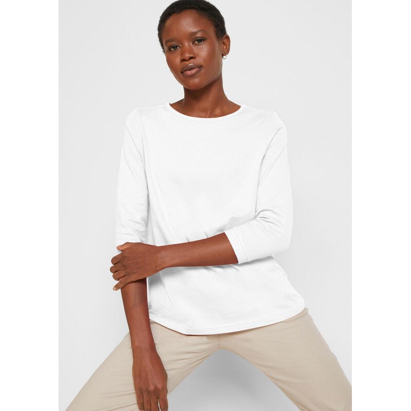 bonprix Dlhé tričko (5 ks), farba ružová 48301361