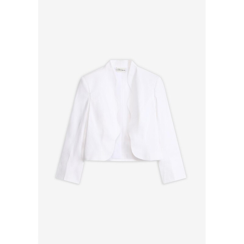 bonprix Bolerko z jemnej bavlny, farba biela 44793996