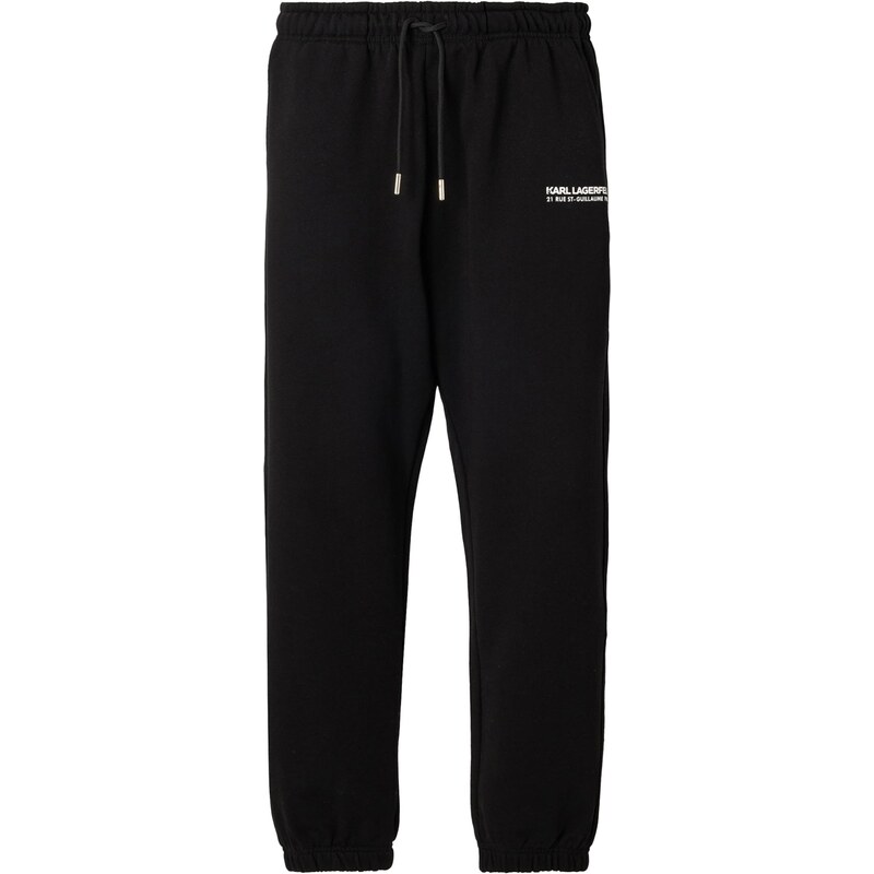 Karl Lagerfeld Nohavice čierna / biela 67802444