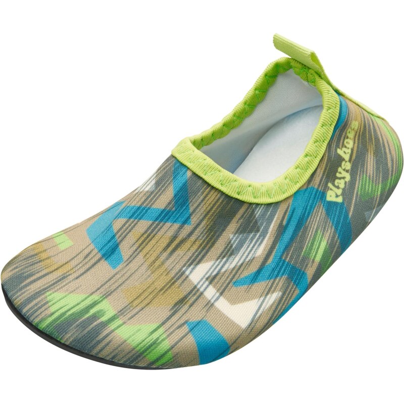 PLAYSHOES Plážové / kúpacie topánky nebesky modrá / citrónová / 67802487