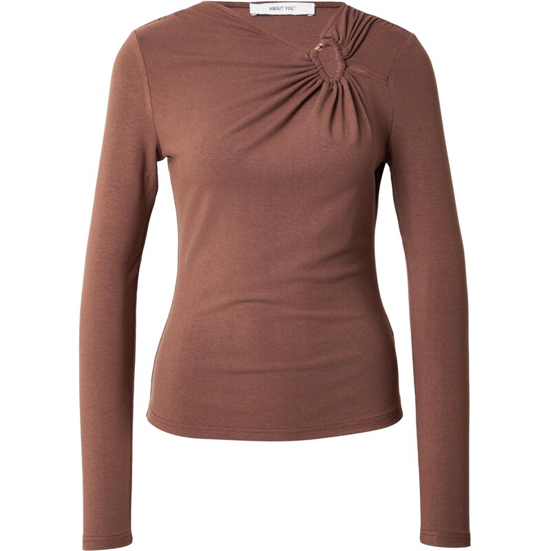ABOUT YOU Tričko Hilde hnedá 67802493