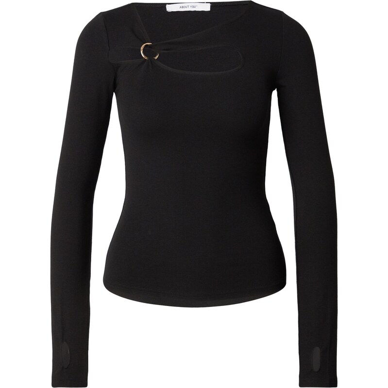 ABOUT YOU Tričko Gesa čierna 67802495