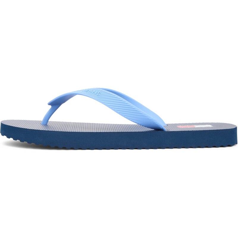 Tommy Jeans Žabky BEACH SANDAL nebesky modrá / tmavomodrá / červená / 67802515