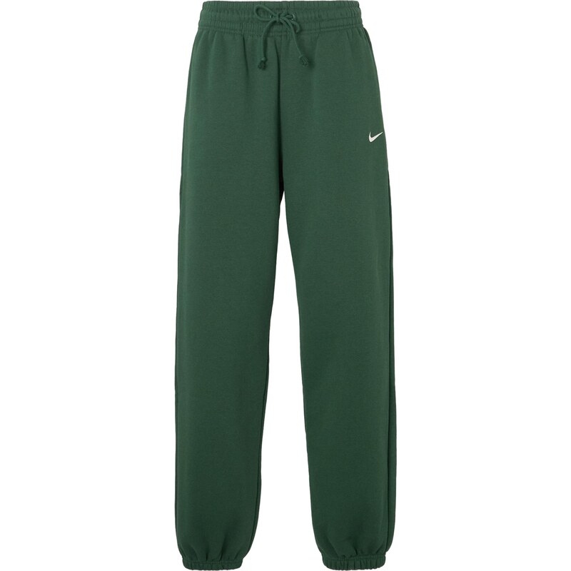 Nike Sportswear Nohavice Phoenix Fleece tmavozelená / biela 67802661