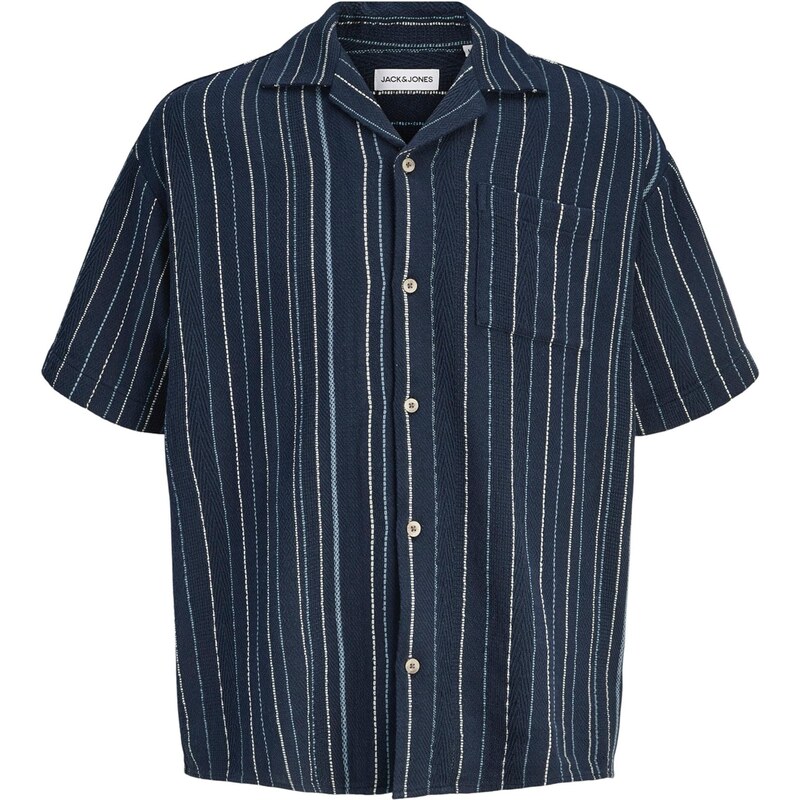 JACK & JONES Košeľa JJEBradley námornícka modrá / svetlomodrá / biela 67802666