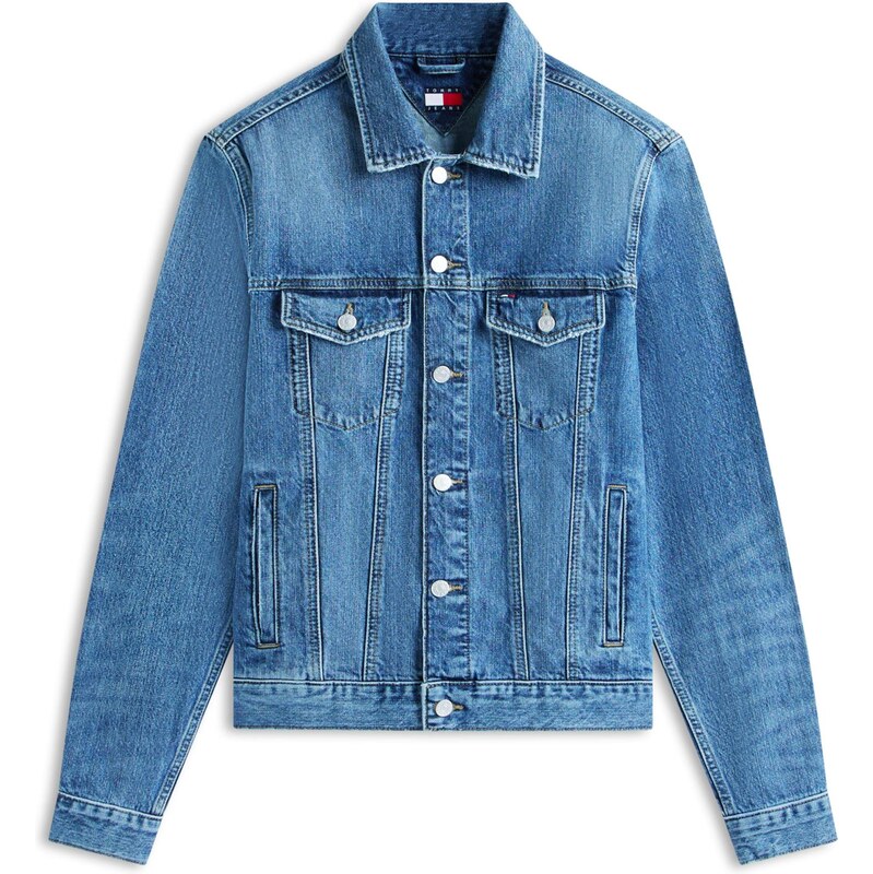 Tommy Jeans Prechodná bunda RYAN modrá denim 67802672