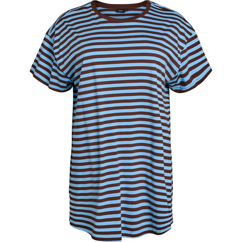 Zizzi Nočná košieľka Msiv modrá / tmavohnedá 67802717